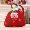 Christmas Eve Children's Apple Drawstring Gift Tote