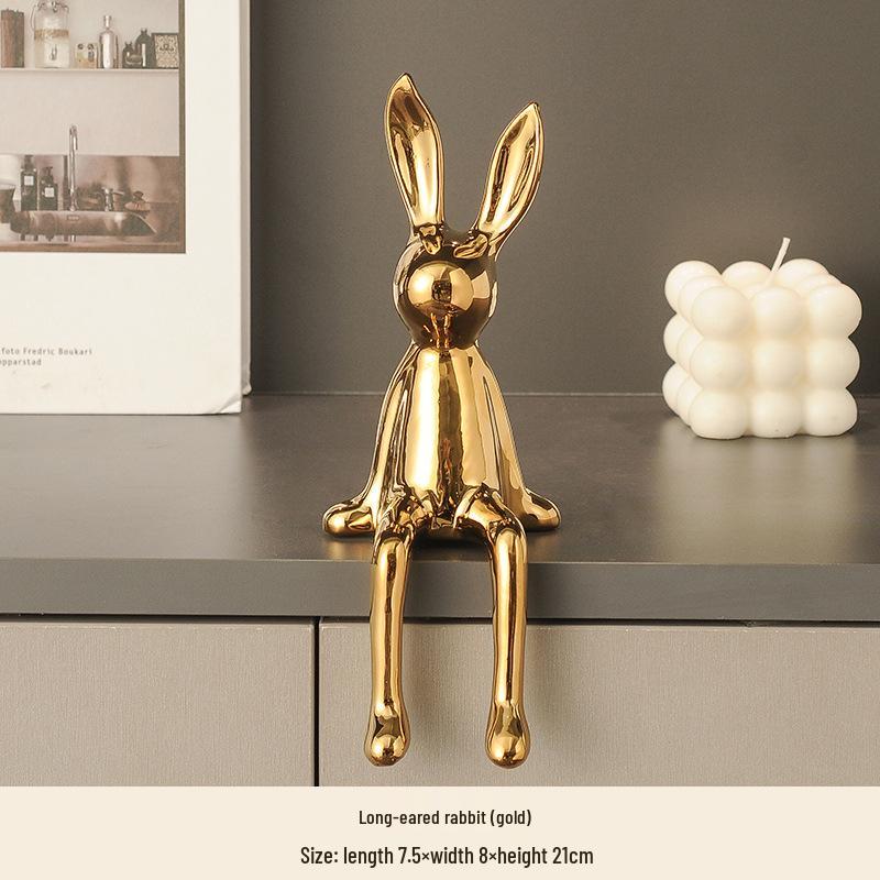 Dekoracja Jelenia Biała Porcelana Dekoracja Domu do Salonu lub Gabloty na Wino