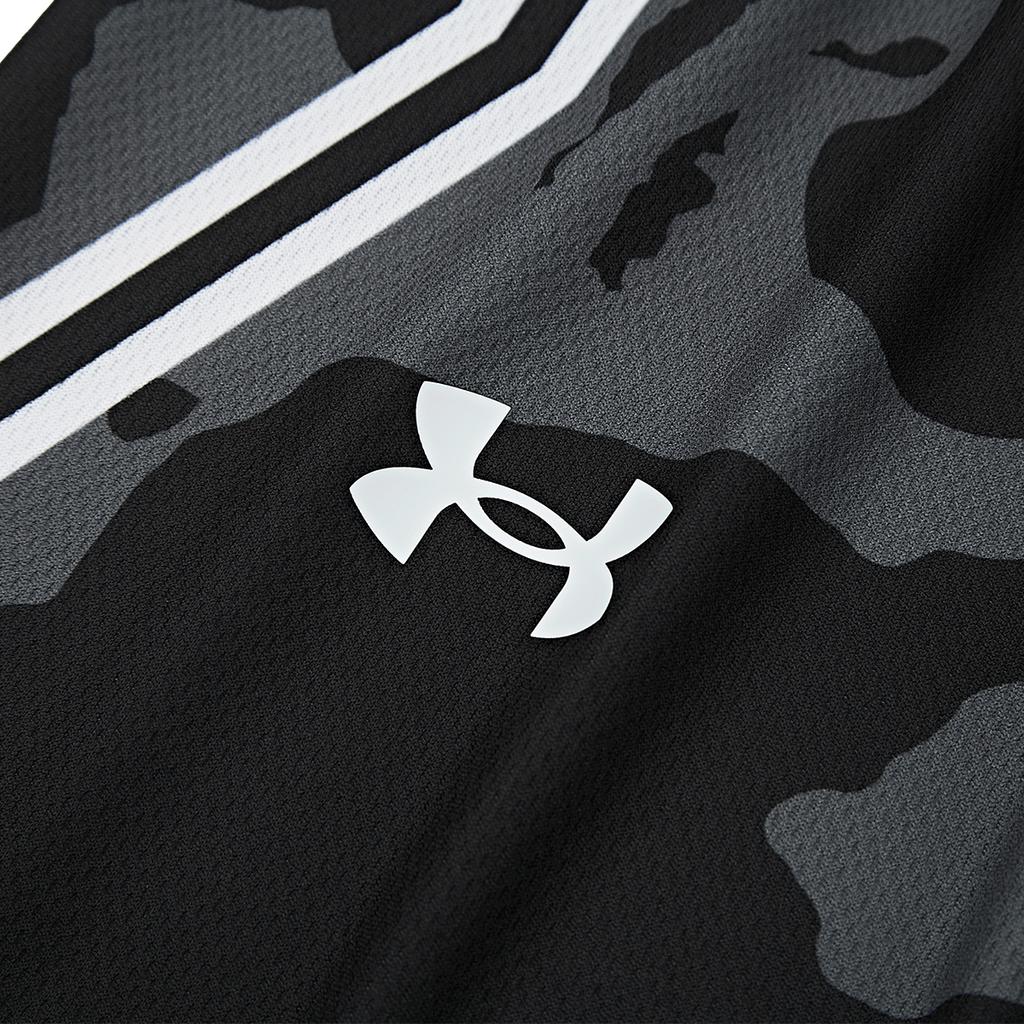 Under Armour Logo Print Breathable Short Sleeve T-Shirt Camouflage Knit Shorts Casual Sports Set Unisex Sets 21500531-100+24500210-001