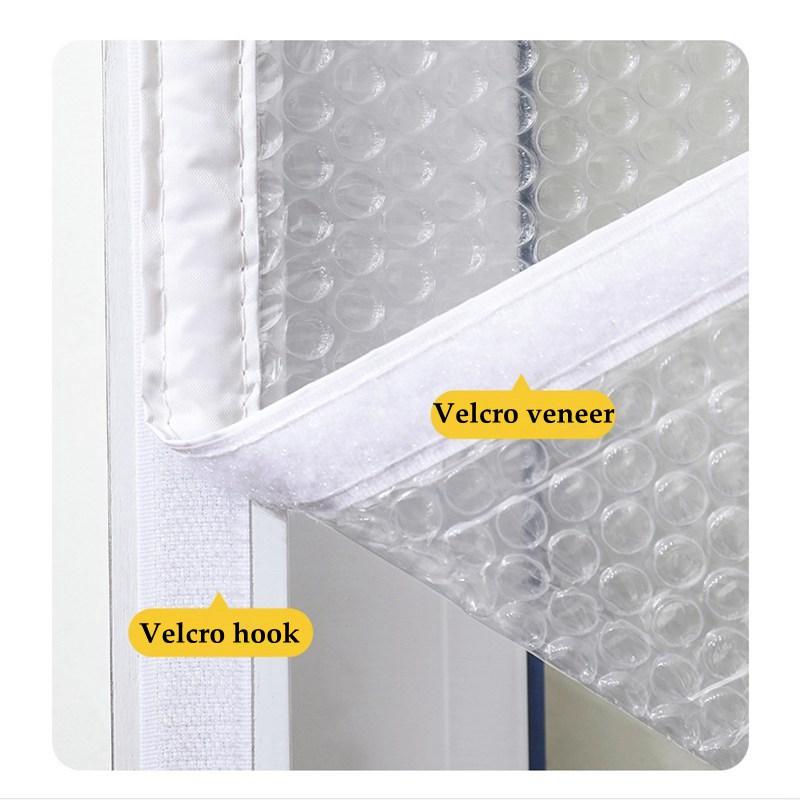 Windproof Sealing Film Household Winter Doors and Windows Insulation Film Self Adhesive Bubble Thermal Insulation Film Keep Warm