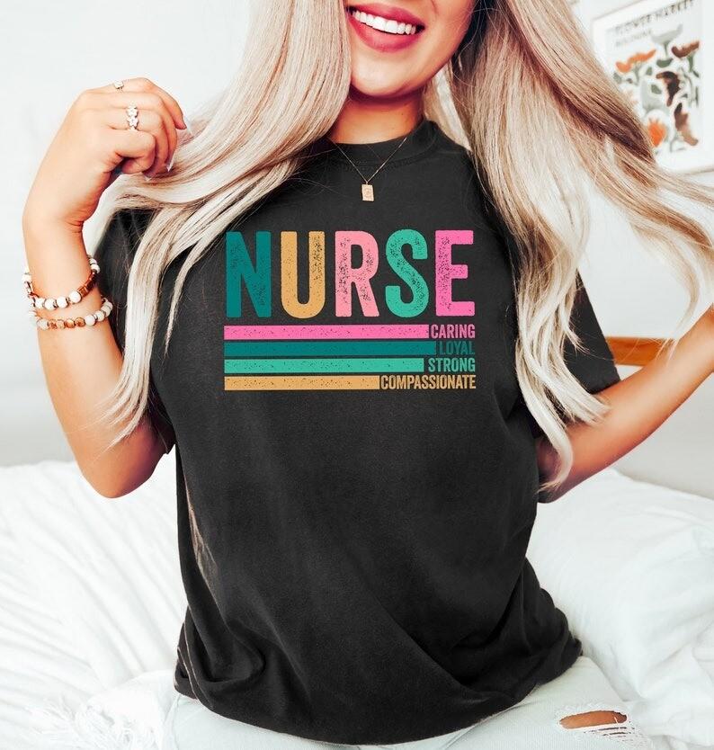 

Retro Nurse Shirts, RN Shirts, Nurses Superhero, Nurse Week, Shirt For Woman, Nu XL