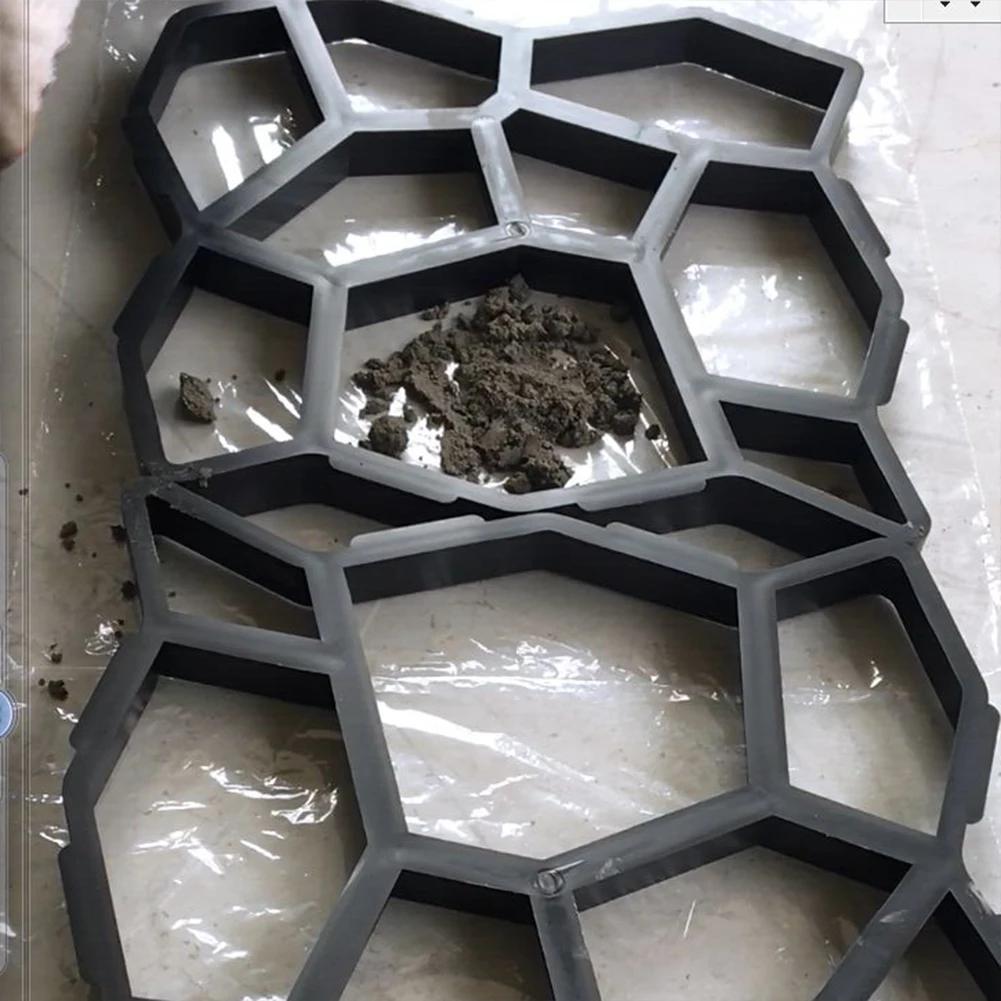 Zahradní podlahová dlažba, forma na dlažbu, DIY ručně dlažební cementový kámen, silniční cesta