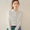 2024 Autumn/Winter Women's Slimming Cashmere Polo Collar Knit Cardigan