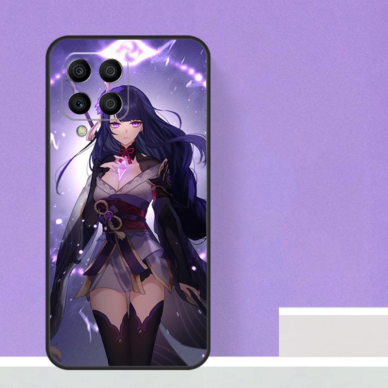 Genshin Impact Raiden Shogun Case For Samsung Galaxy M21 M31 M15 M55 M56 M36 M16 M06 M13 M33 M53 M12 M32 M52 M14 M34 M54