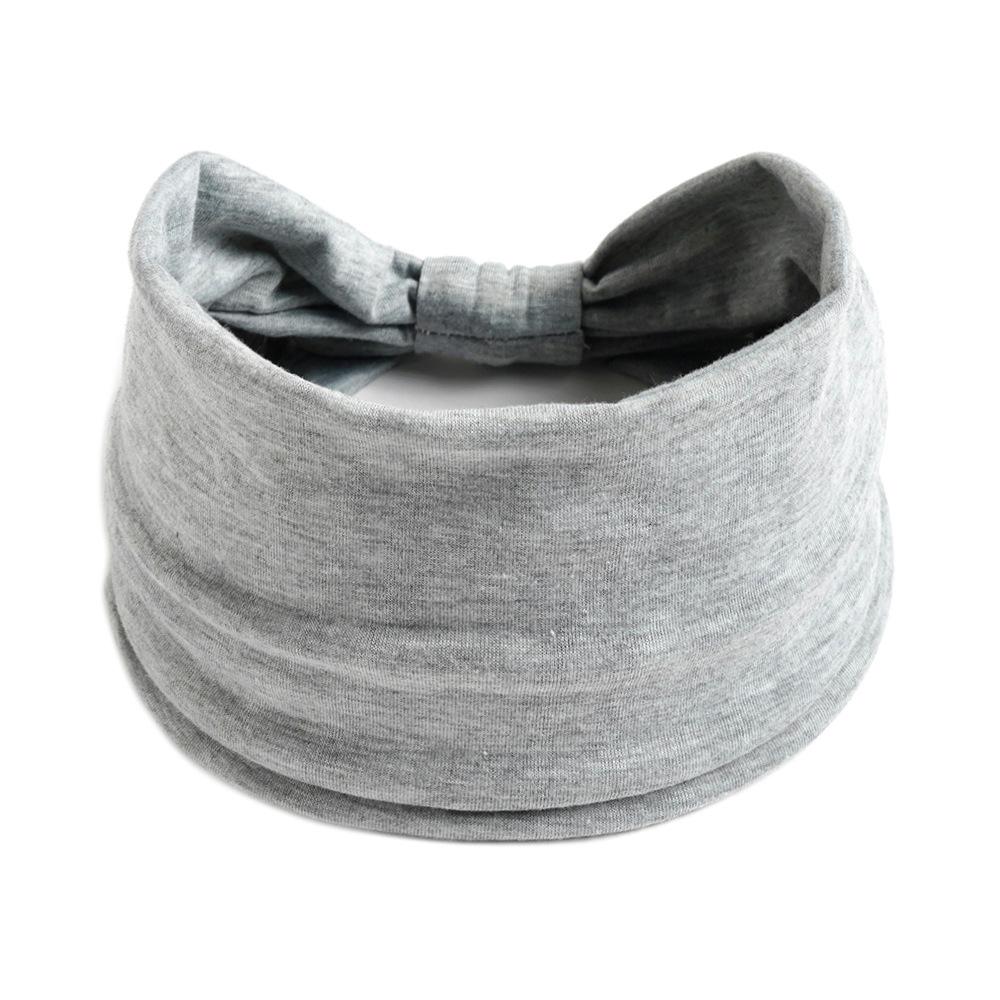 Women's Solid Color Elastic Yoga Headband - Wide, Sweat-Absorbing Sport Macaron Design