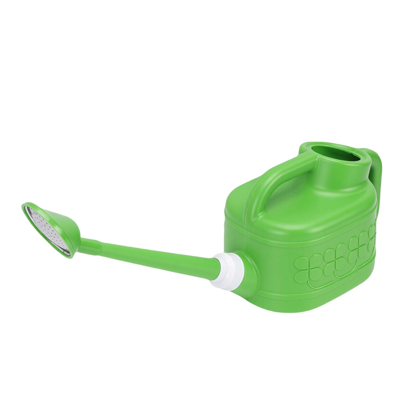 

Watering Can for Indoor Outdoor Plants with Stainless Steel Shower Head Long Spout Watering Pot for Garden Flowers 6L зелёный