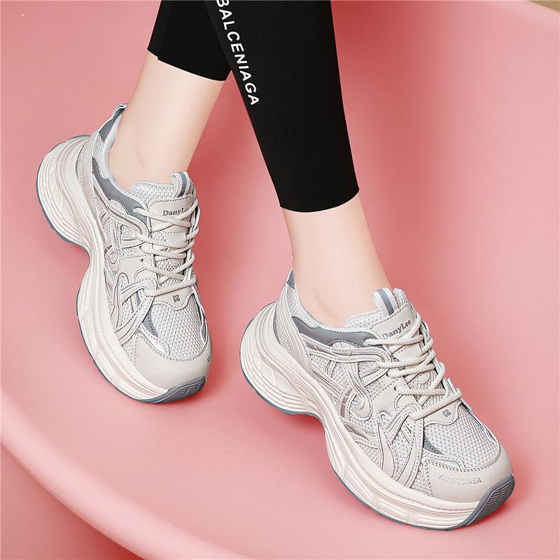 Platform Internet celebrity platform dad shoes women s new spring and summer sports leisure temperament versatile single shoes 36
