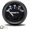Shockproof 2 Inch 52mm LED Backlit Water Temperature Gauge 100-250℃ Universal DC12V Automotive Marine Engine Temp Meter