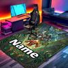 Custom Name Personalized Ben 10 Cartoon Print Carpet, Versatile Home Decor Rug, for Playroom, Apartment, Balcony, Entryway, Hallway Gift