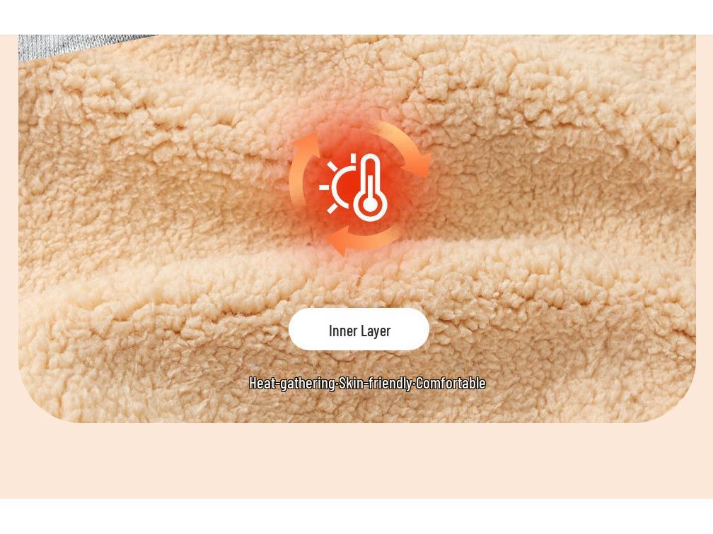 Kinder Fleece Sweatpants - Warme Winter Leggings, Trendige Lammfellhose für Kinder