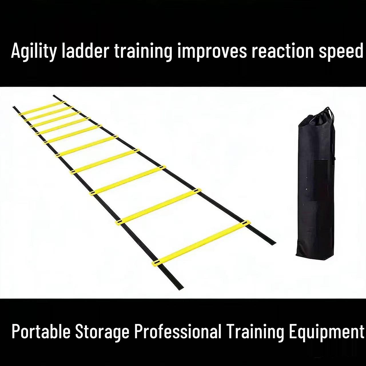 

Football Agility Training Ladder - Speed & Obstacle Fitness Rope 2 m 4 Rungs