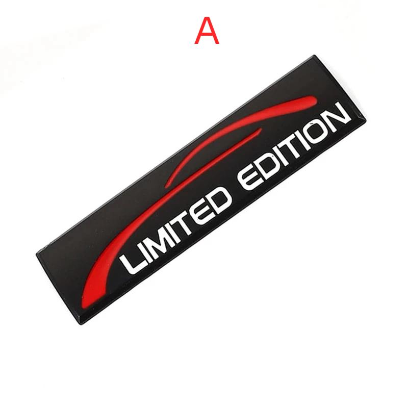 Автостайлинг 3D Металлический Эмблема Значок Ограниченная Серия Наклейки Наклейки Автомобиль Грузовик Мотоцикл Автоаксессуары Автомобили A