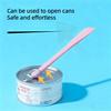 Pet Cat Long-handled Can Scoop Multi-functional Pet Can Opener Cat Feeding Spoon Lid Opener for Cat Cans.