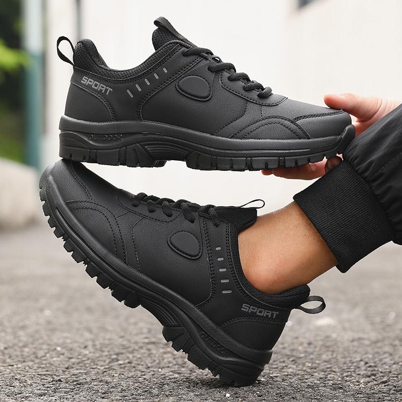 New Men Running Shoes Male Breathable Work Sneakers Anti-slip Breathable Men's Walking Shoes Lace Up Soft Casual Sneakers