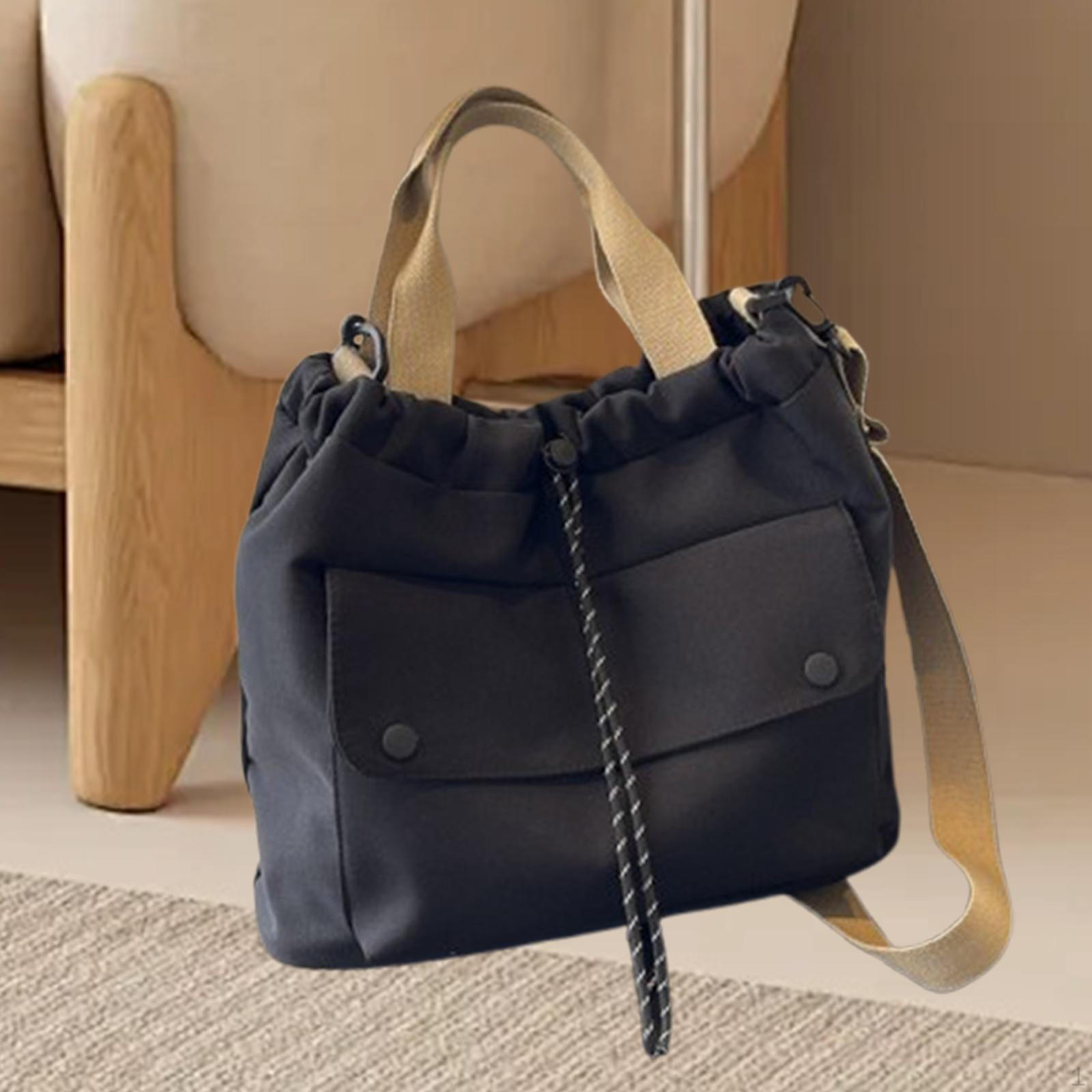 

Женская сумка через плечо Повседневная сумка через плечо для шопинга Праздники Уличные путешествия Black