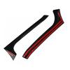Gloss Black Pair Rear Window Side Wing Spoiler For VW Golf MK6 GTI 08-13