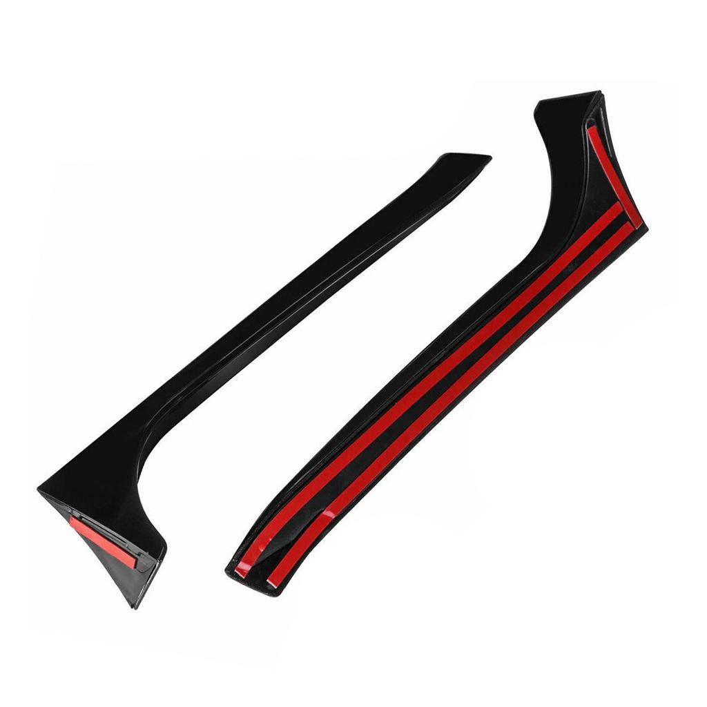 Gloss Black Pair Rear Window Side Wing Spoiler For VW Golf MK6 GTI 08-13