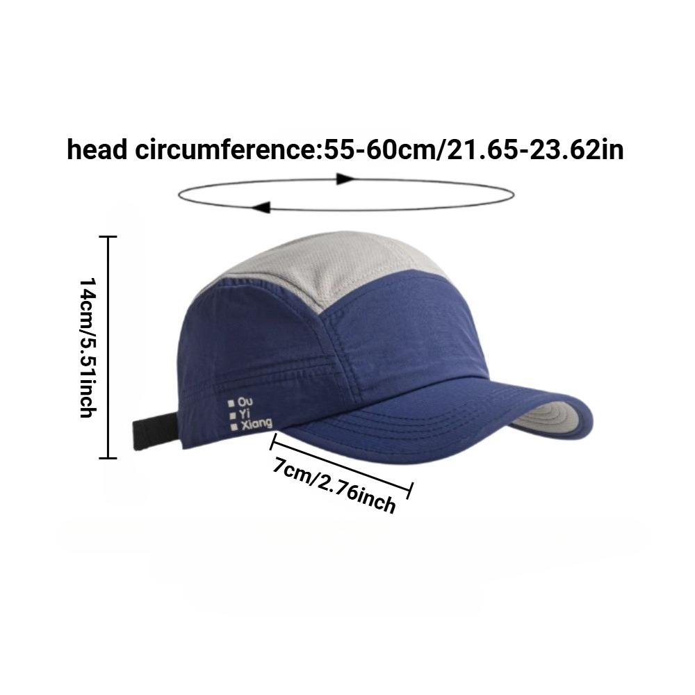 5 Panel Nylon Mesh Baseball Cap For Men Women, Embroidery Letter Vintage, Ideal For Outdoor Lightweight Fashion Adjustable Hat