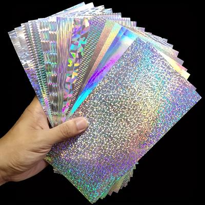 11/20 PCS of Mixed-color Reflective Silver Fishing Bait Stickers, Laser Waterproof Beige Film, Suitable for Fishing Gear