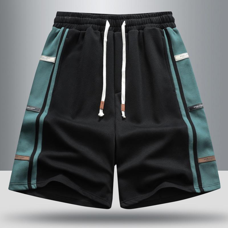M-6XL Men's American Plus Size Summer Casual Basketball Shorts - Trendy, Loose Mid-Length Sports Pants