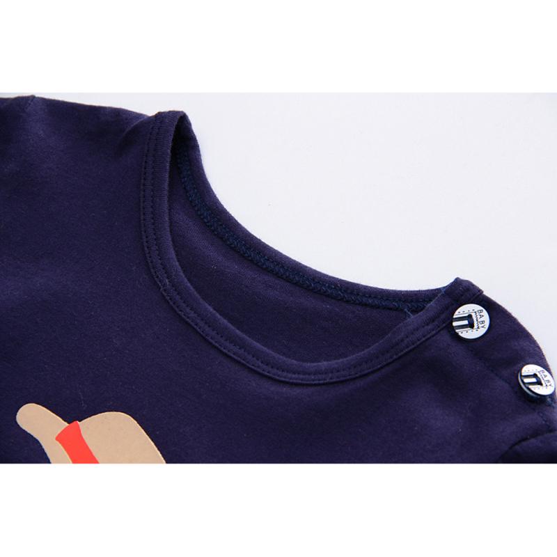 2 Stück Baby Kinder Kleidung Set Cartoon T-Shirt + Shorts Freizeitset
