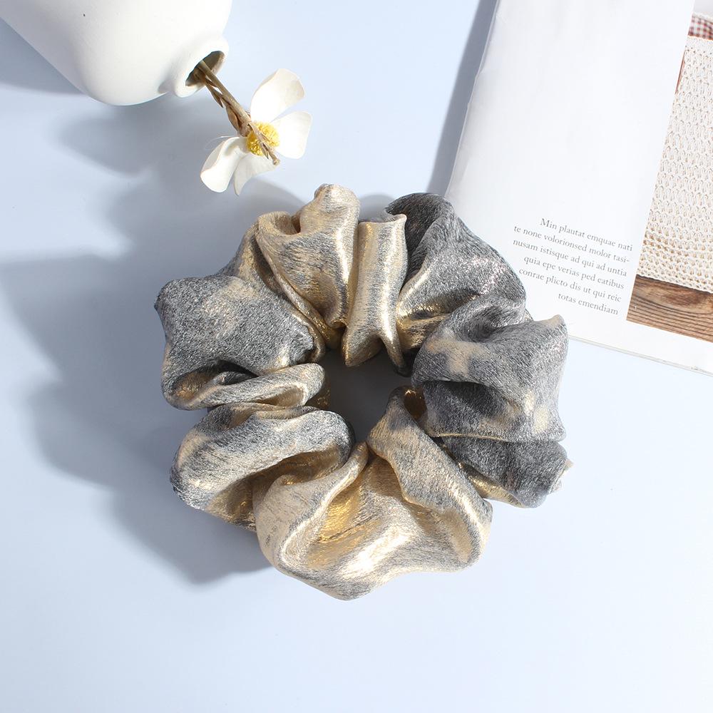 Vintage High-Elastic Korean Hairband and Scrunchie Set