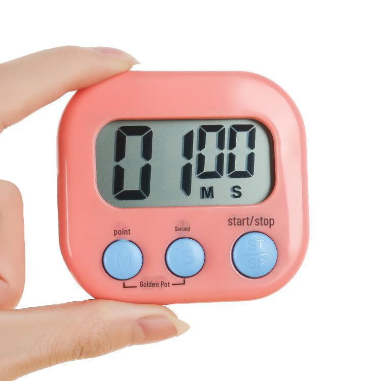 Multifunctional Kitchen Timer with Large Screen - Countdown & Stopwatch