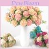 Elegant 10 Heads Artificial Hydrangea Silk Flowers For Stunning Weddings And Home Decor