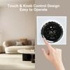 Smart WiFi Thermostat for Electric Heating, 16A Programmable Digital Temperature Controller with 1.6  Screen, DayCelsiusWeekCelsiusRoom TemperatureCel