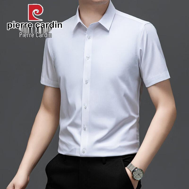 Pierre Cardin Men s Silk Blend Short Sleeve Shirt 43