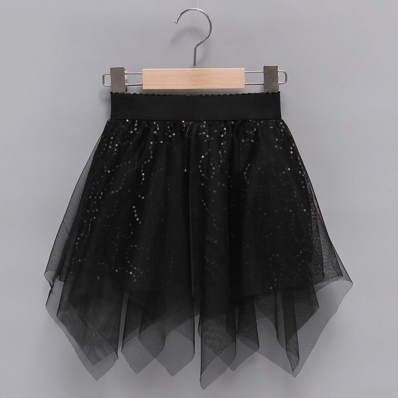 Children's Clothing Girls' Half Skirt Summer Children's Mesh Skirt Long Skirt Girls' Puffy Skirt Lace Pleated Skirt