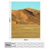 Sand Dunes Sahara Desert Landscape 22 Throw Blanket Portable Lightweight Blanket For Travel Camping