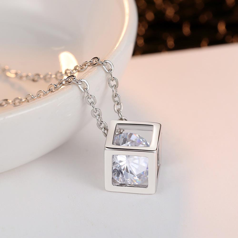 Jewelry Set Trendy Geometry Square Dangle Earrings Necklace Set Unique Design Style Wedding Jewelry KTJ