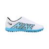 Nike Mercurial Vapor 15 Jr. Club TF Kids Soccer Shoes with Round Toe and Velcro Closure Kids Sneaker Blue White DJ5966-146