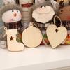 Christmas Decorations Wooden Christmas Tree Decorations Hanging Home Hanging Items Pack of 10 Pieces