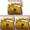 High Definition Digital Printed 3-piece Bed Sheet Set For Us Size Beds Modern Minimalist Style Bedding