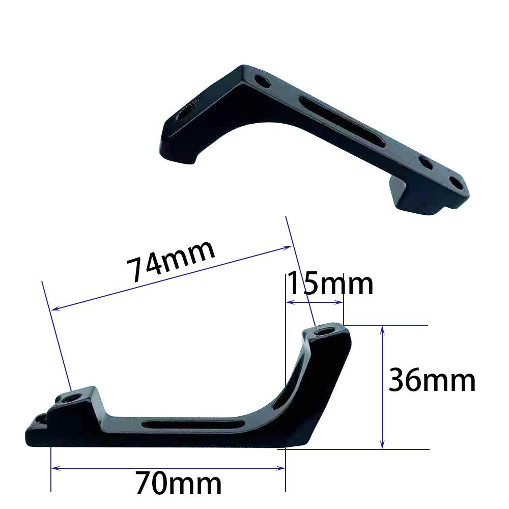 140mm Road Bike Flat Mount to Direct Mount Hydraulic Disc Brake Adapter (Front & Rear)