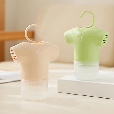 Hängender Feuchtigkeitsabsorber Box T-Shirt Form Feuchtigkeitsaufnahme Entfeuchtungsbox Haus Schlafsaal Kleiderschrank Schrank Badezimmer Küche Trockenmittelbox