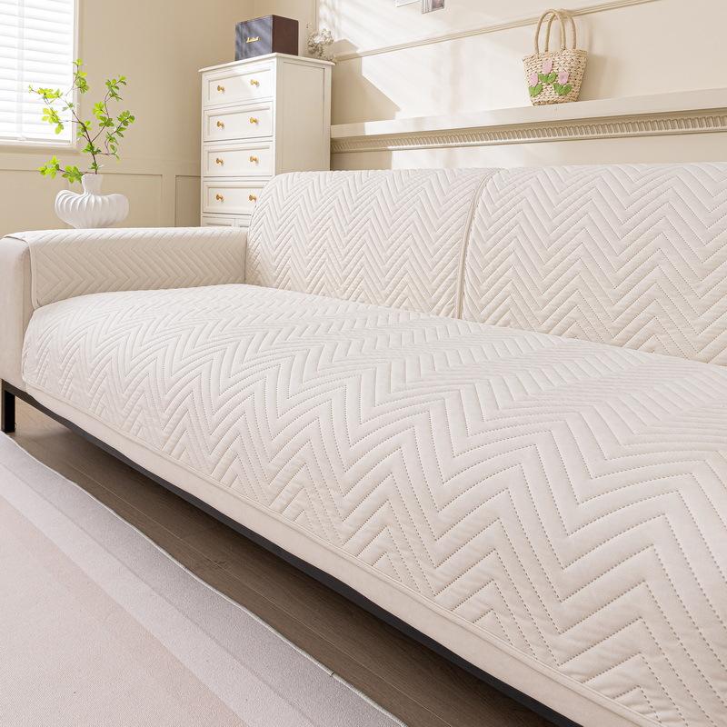 

Waterproof And Anti-Cat Scratch Solid Color Ultrasonic Sofa Cushion, Universal Seat Cushion For All Seasons, Non-Slip Sofa Cover, Cross-Border New 70*70cm