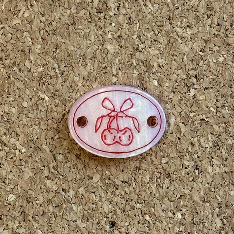 Elliptical Tag Button Collection Diy Sewing Accories Handmade Jewelry Decorative Buttons Clothing Jewelry Accessories