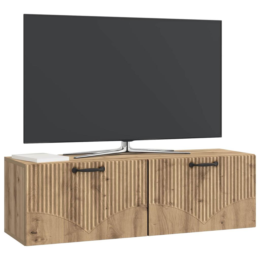 Wall Mounted TV Cabinet Artisan Oak 98 x 31 x 30 cm