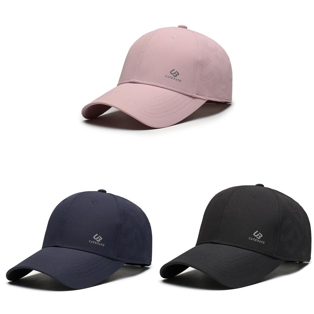Adjustable Baseball Cap With Letter Logo For Men And Women Outdoor Sun Protection