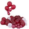 Wine Red Latex Balloons, 12-Inch, 3.2g, for Weddings & Birthdays