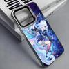 F-Furina G-Genshin I-Impact Colorful Silver Back Phone Case For IPhone 17 16 15 14 13 12 11 Plus Pro Max Plus