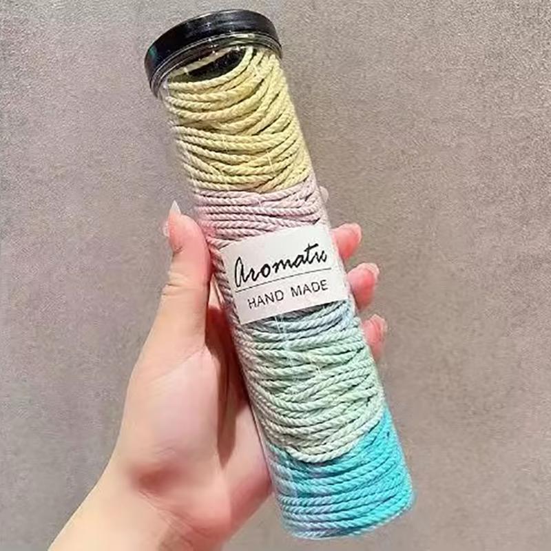 100pcs Seamless Hair Rings Elastic Hair Ties Simple All-match Hair Ropes Non-slip Hair Rings