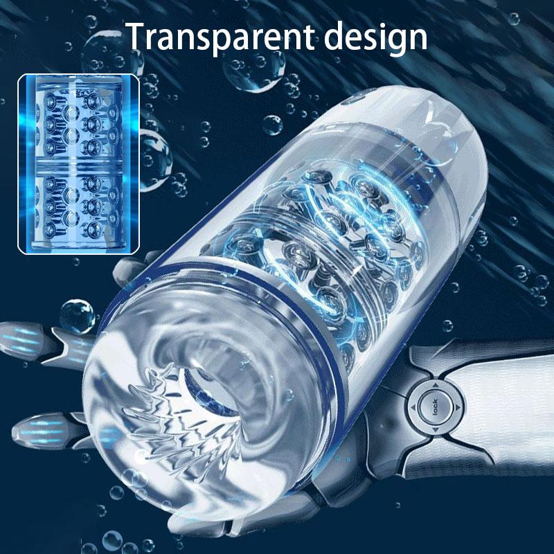 Masturbador masculino con rotación automática, totalmente impermeable, con forma de copa, para hacer mamadas, productos para adultos, juguetes sexuales para hombres