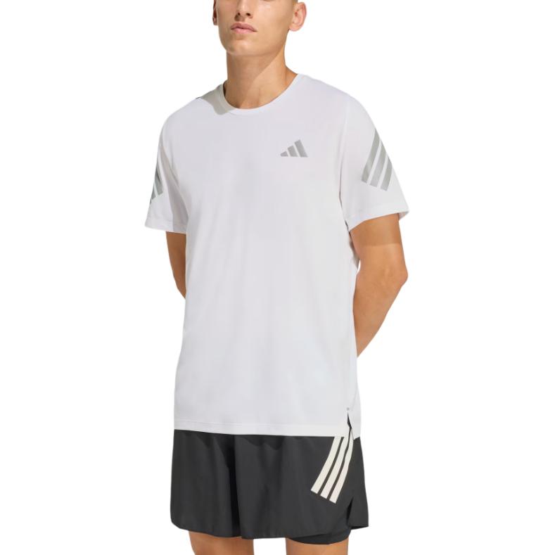 Adidas Climacool FW25 Adi365 Comfortable Skin-Friendly Striped Crew Neck Short Sleeve T-Shirt Men Tops JZ7695