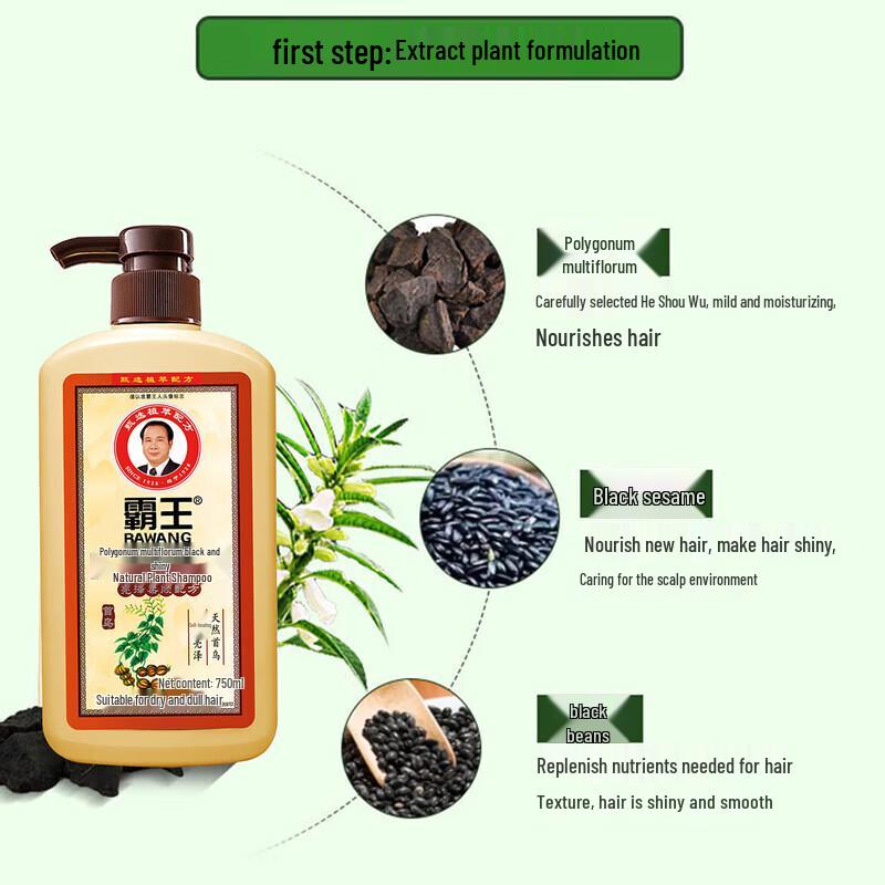 Bawang He Shou Wu Black & Shine Shampoo
