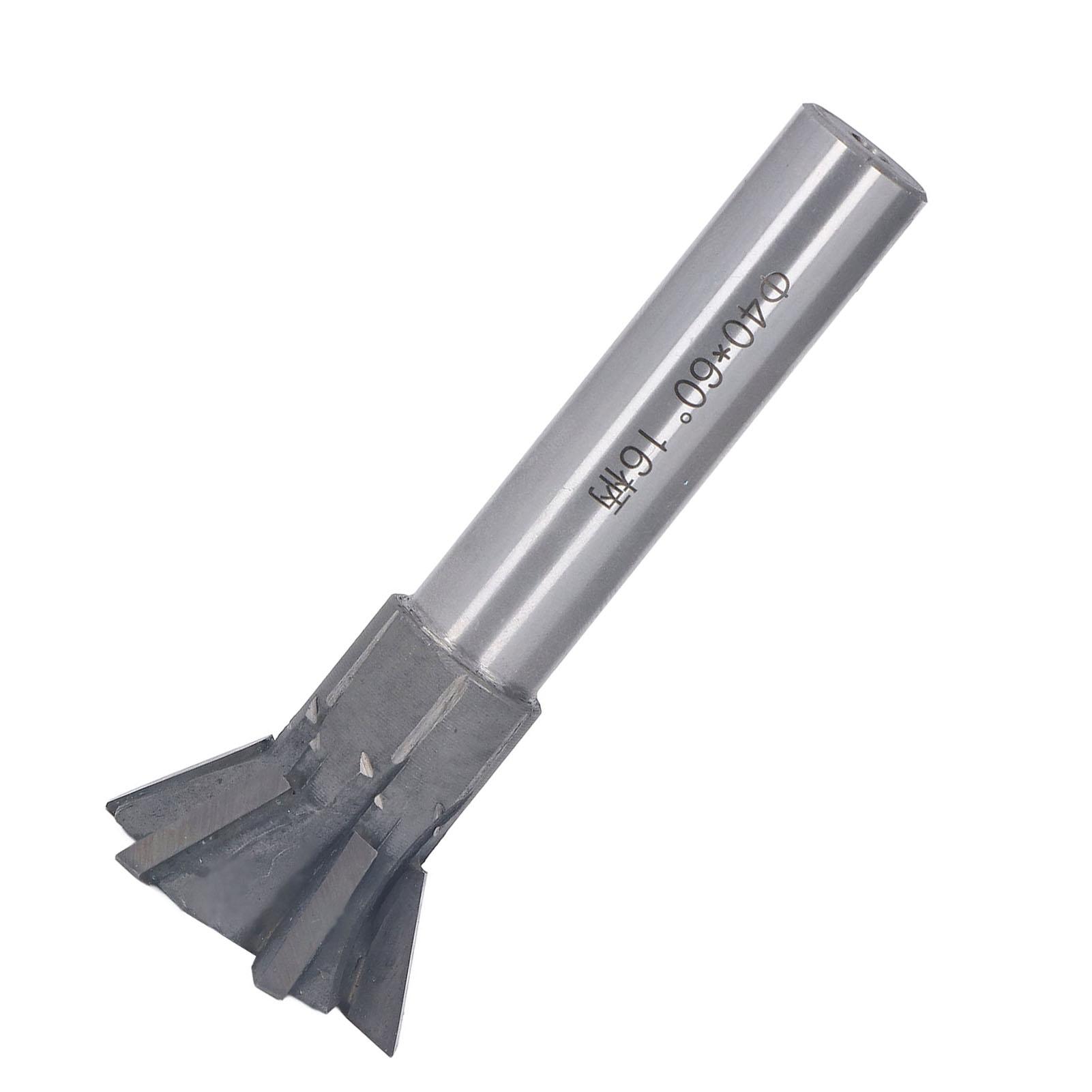 

Фреза ласточкин хвост 60 градусов 6 зубьев Высокая скорость сверления Твердосплавная фреза с универсальным хвостовиком