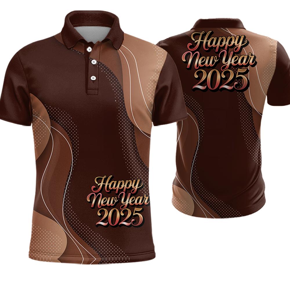 New Year's Shirt For Men Sports Jersey Dry Fitted Polo Shirt Business Casual Short Sleeved Men's Clothing Chinese New Year Shirt